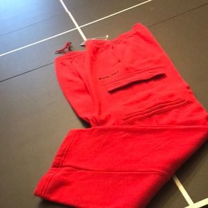 Mens L fleece cargo pants